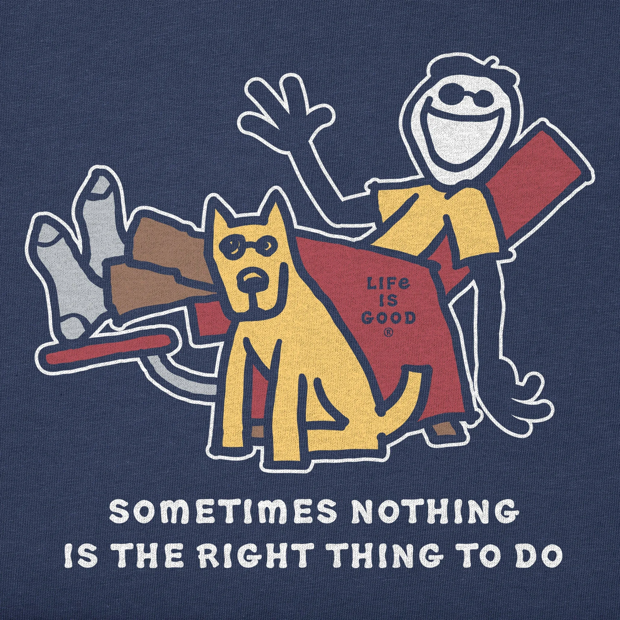 Men's Jake & Rocket Right Thing To Do Short Sleeve Tee Life is Good