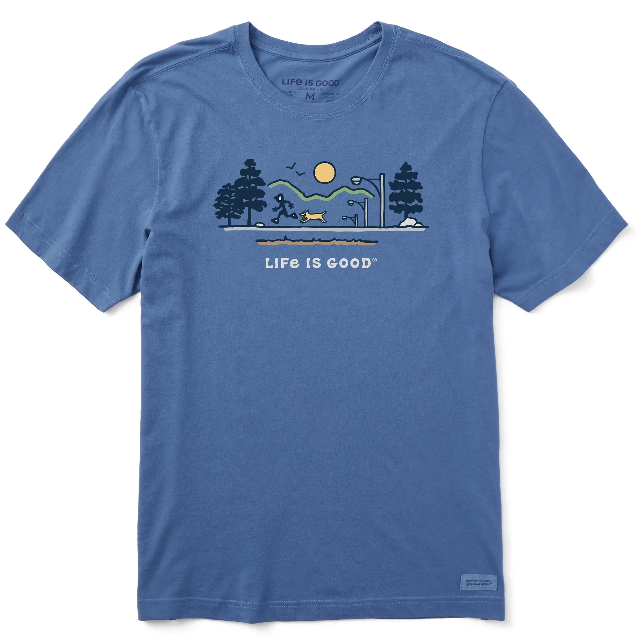 Men's Jake & Rocket Running Vista Short Sleeve Tee Life is Good