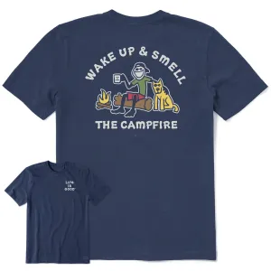 Men's Jake & Rocket Smell the Campfire Short Sleeve Tee Life is Good