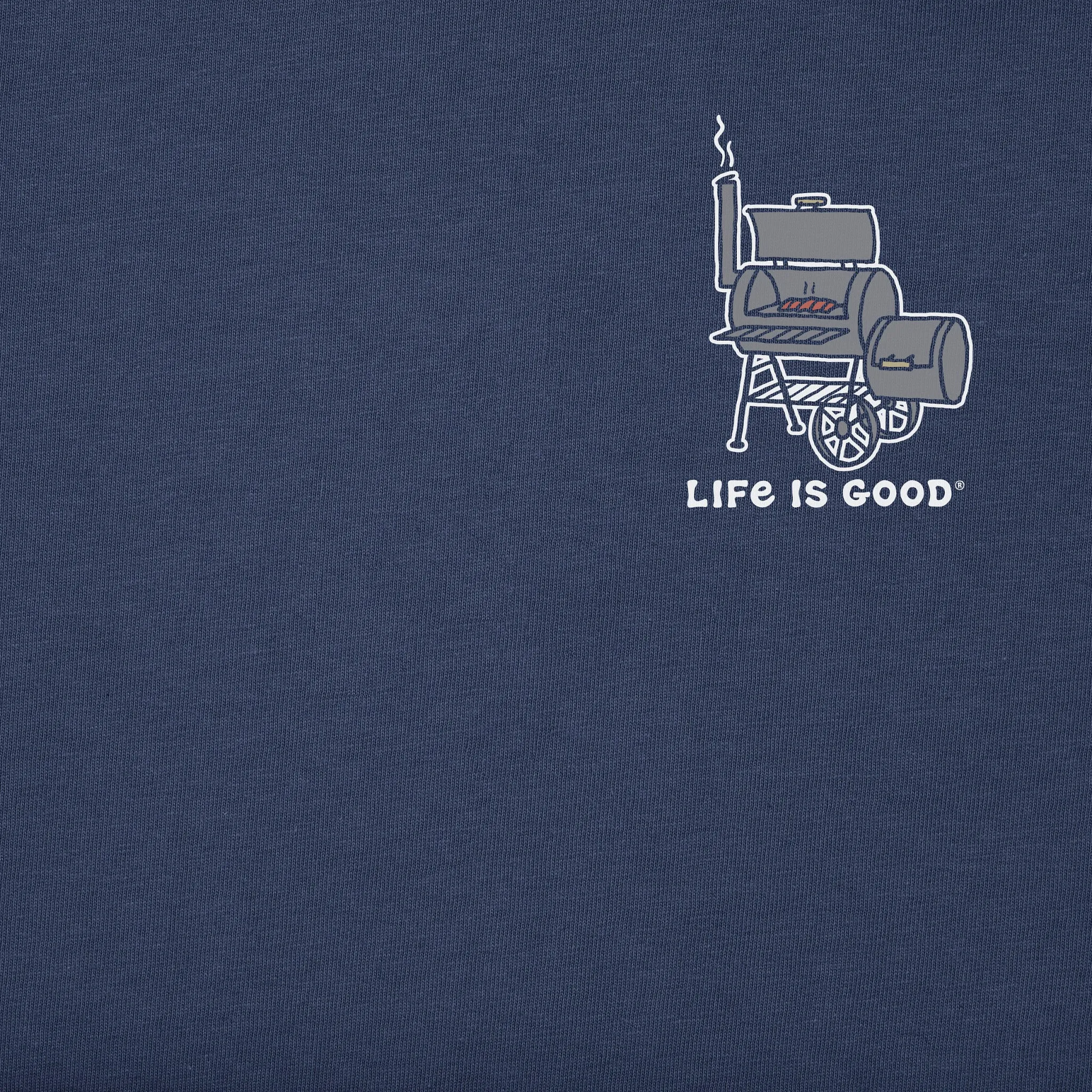Men's Jake & Rocket Smoker Long Sleeve Crusher Tee Life is Good
