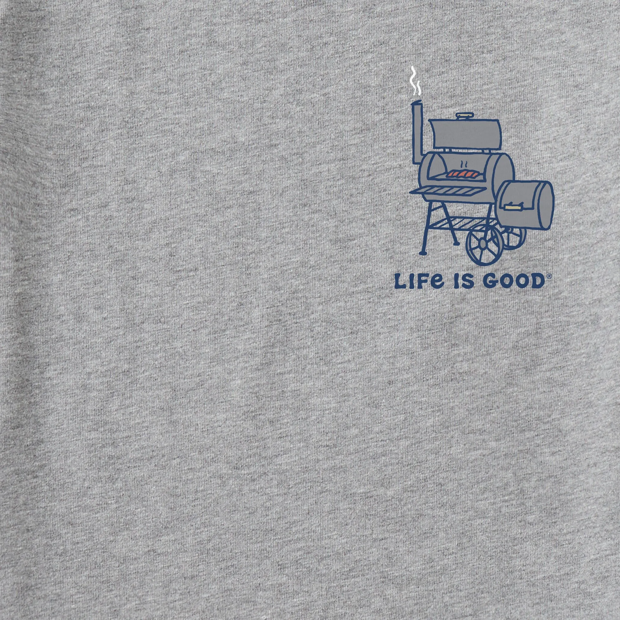 Men's Jake & Rocket Smoker Long Sleeve Crusher Tee Life is Good