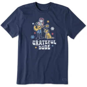 Men's Jake and Rocket Grateful Dude Short Sleeve Tee Life is Good
