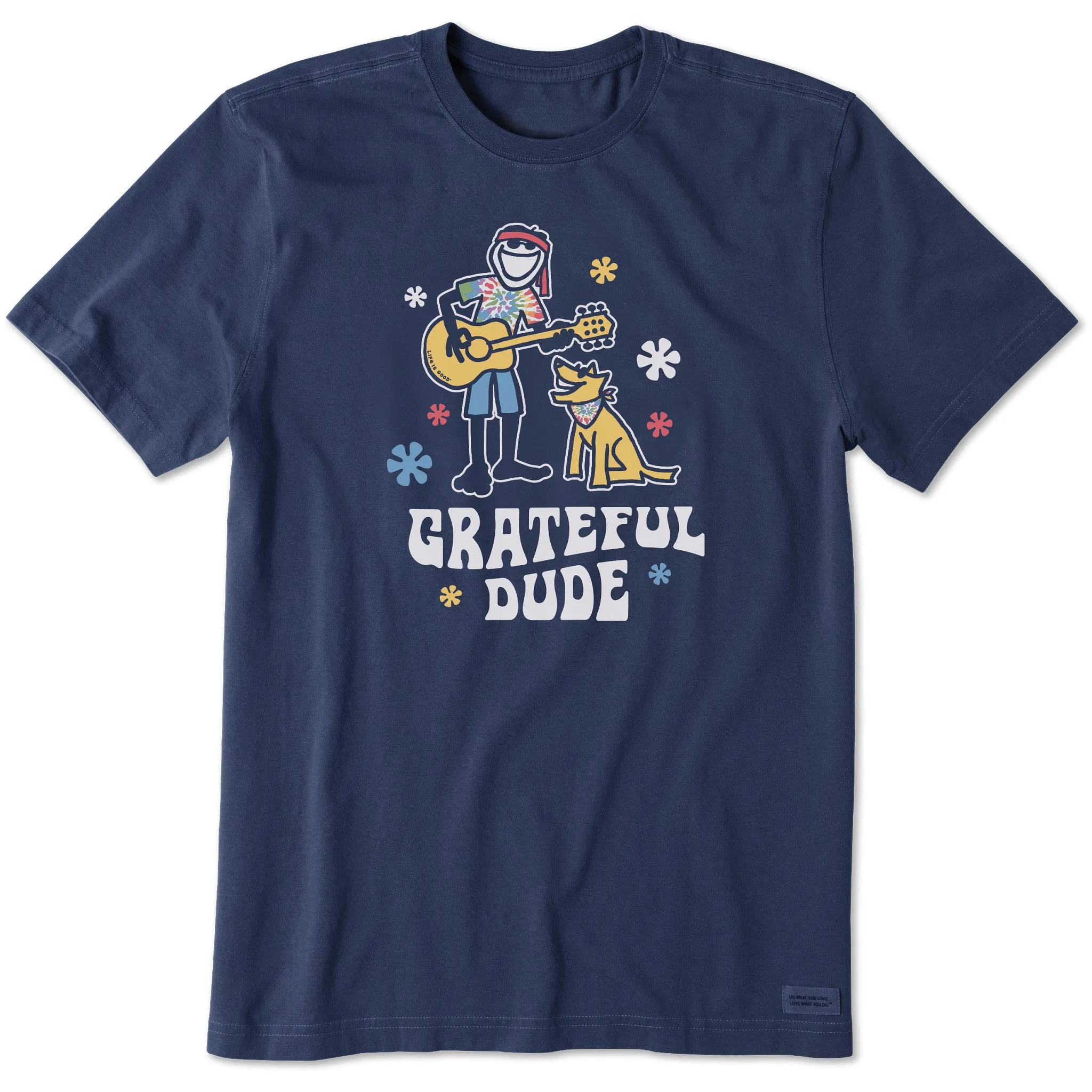Men's Jake and Rocket Grateful Dude Short Sleeve Tee Life is Good