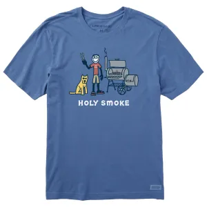 Men's Jake and Rocket Holy Smoke Short Sleeve Crusher Tee Life is Good