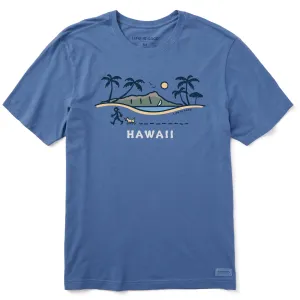 Men's Jake and Rocket in Hawaii Short Sleeve Crusher Tee Life is Good