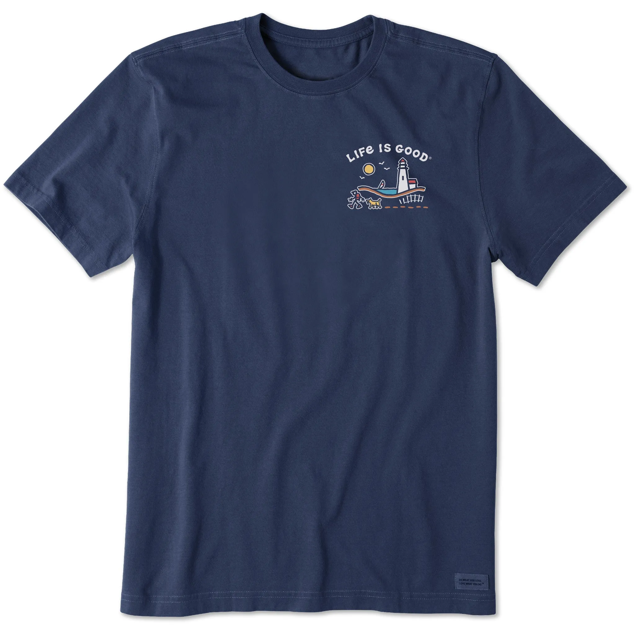 Men's Jake and Rocket Lighthouse Walk Short Sleeve Crusher Tee Life is Good
