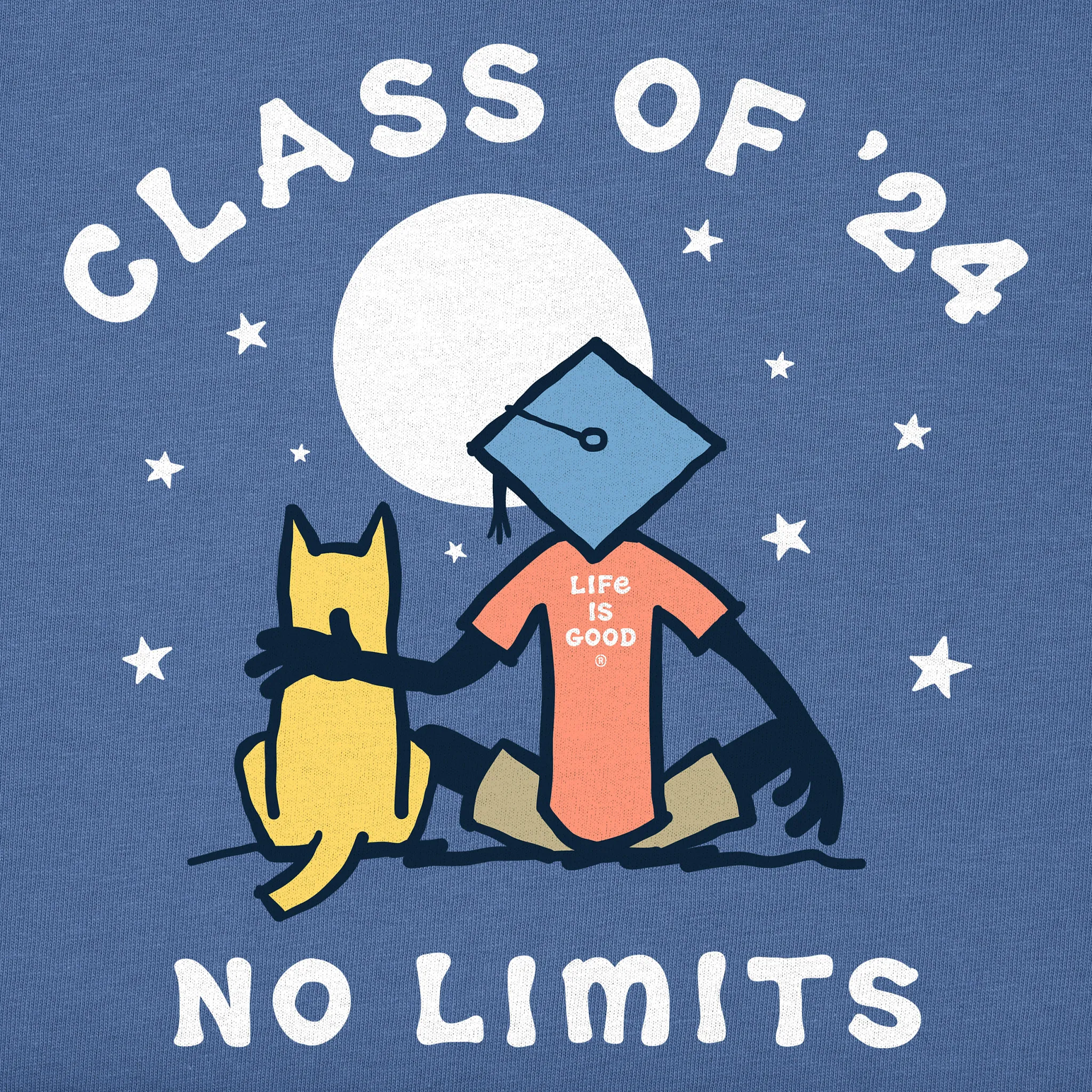 Men's Jake and Rocket No Limits 2024 Short Sleeve Crusher Tee Life is Good