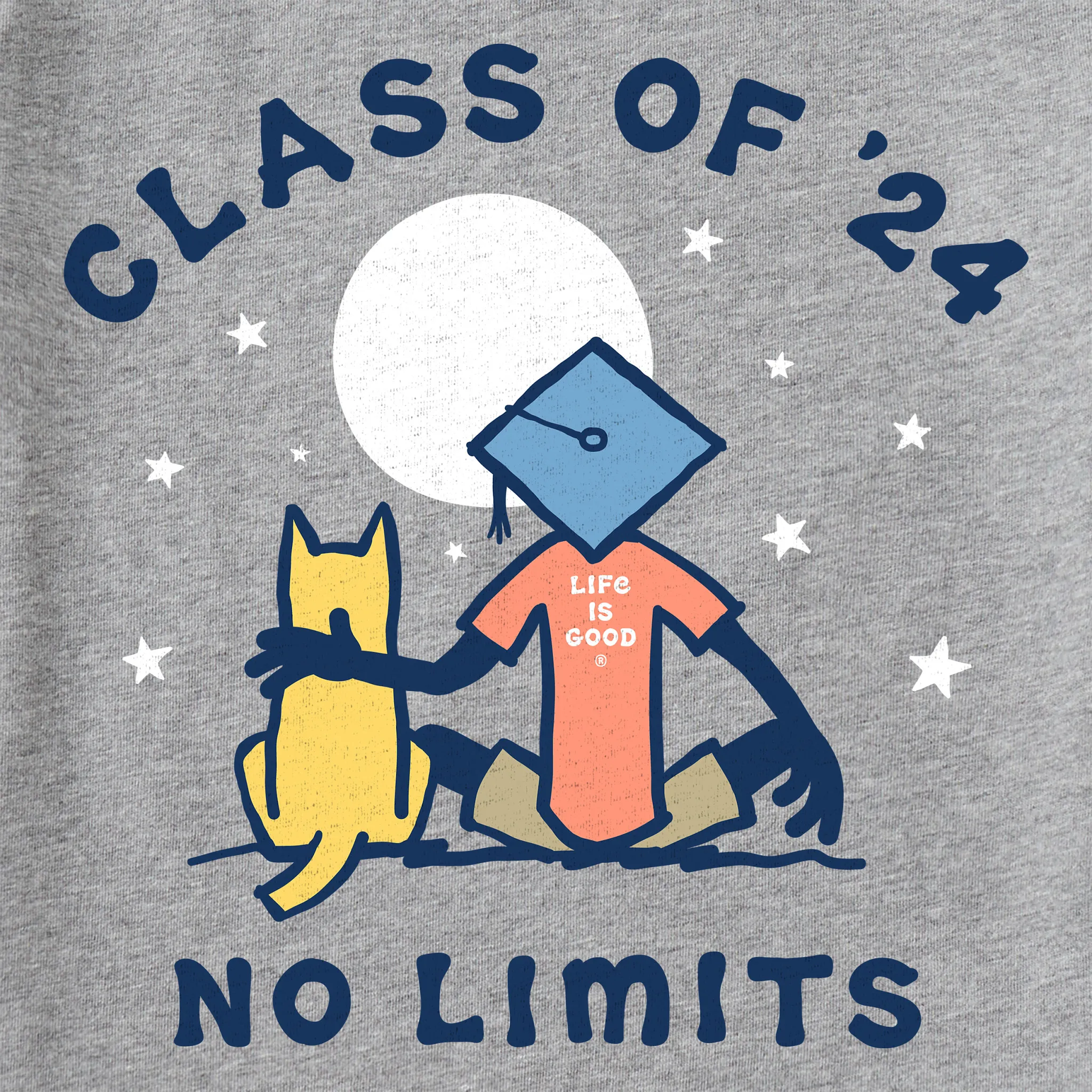 Men's Jake and Rocket No Limits 2024 Short Sleeve Crusher Tee Life is Good