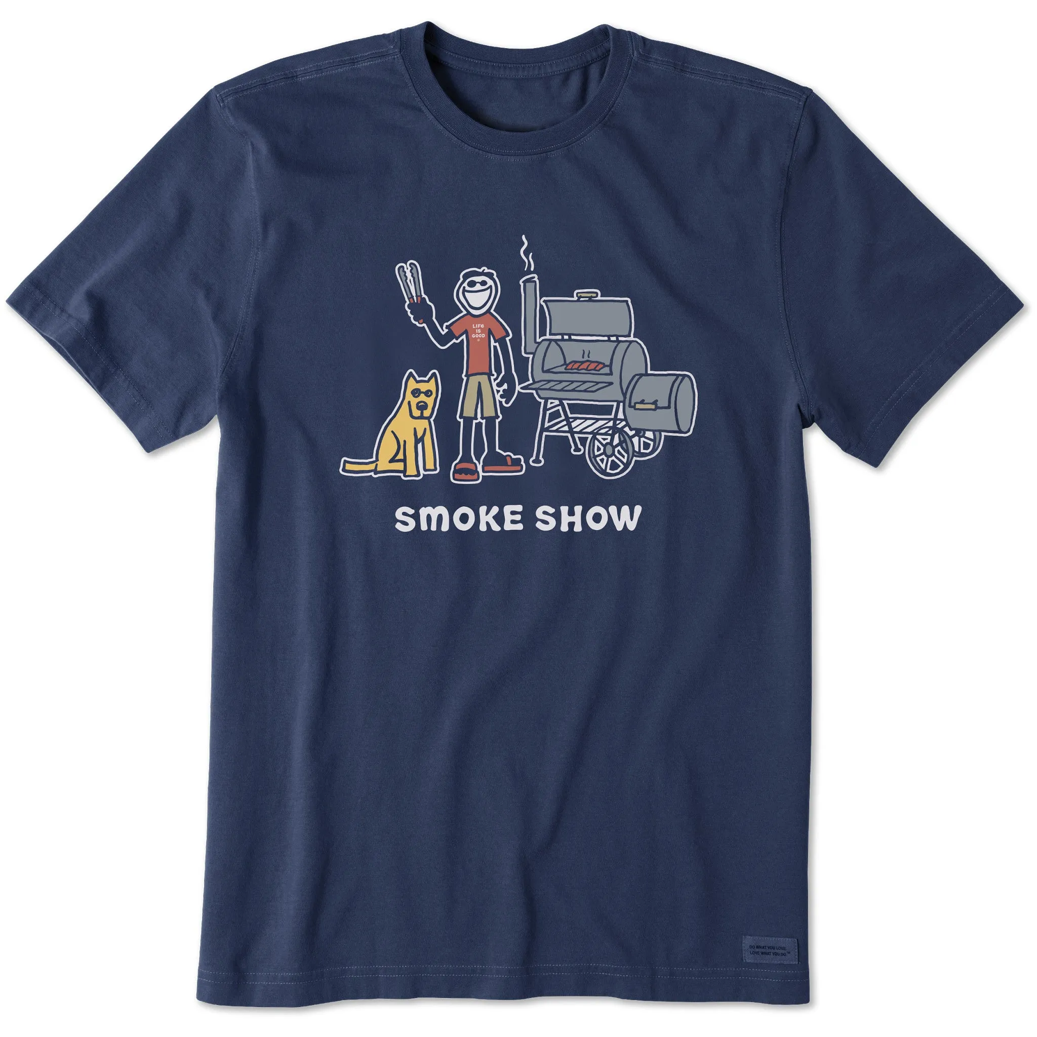 Men's Jake and Rocket Smoke Show Short Sleeve Tee Life is Good
