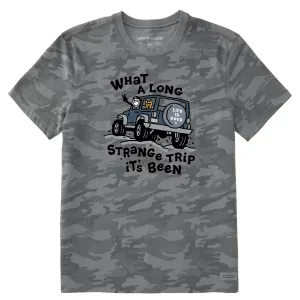Men's Jake and Rocket Strange Trip Short Sleeve Allover Printed Crusher Tee Life is Good