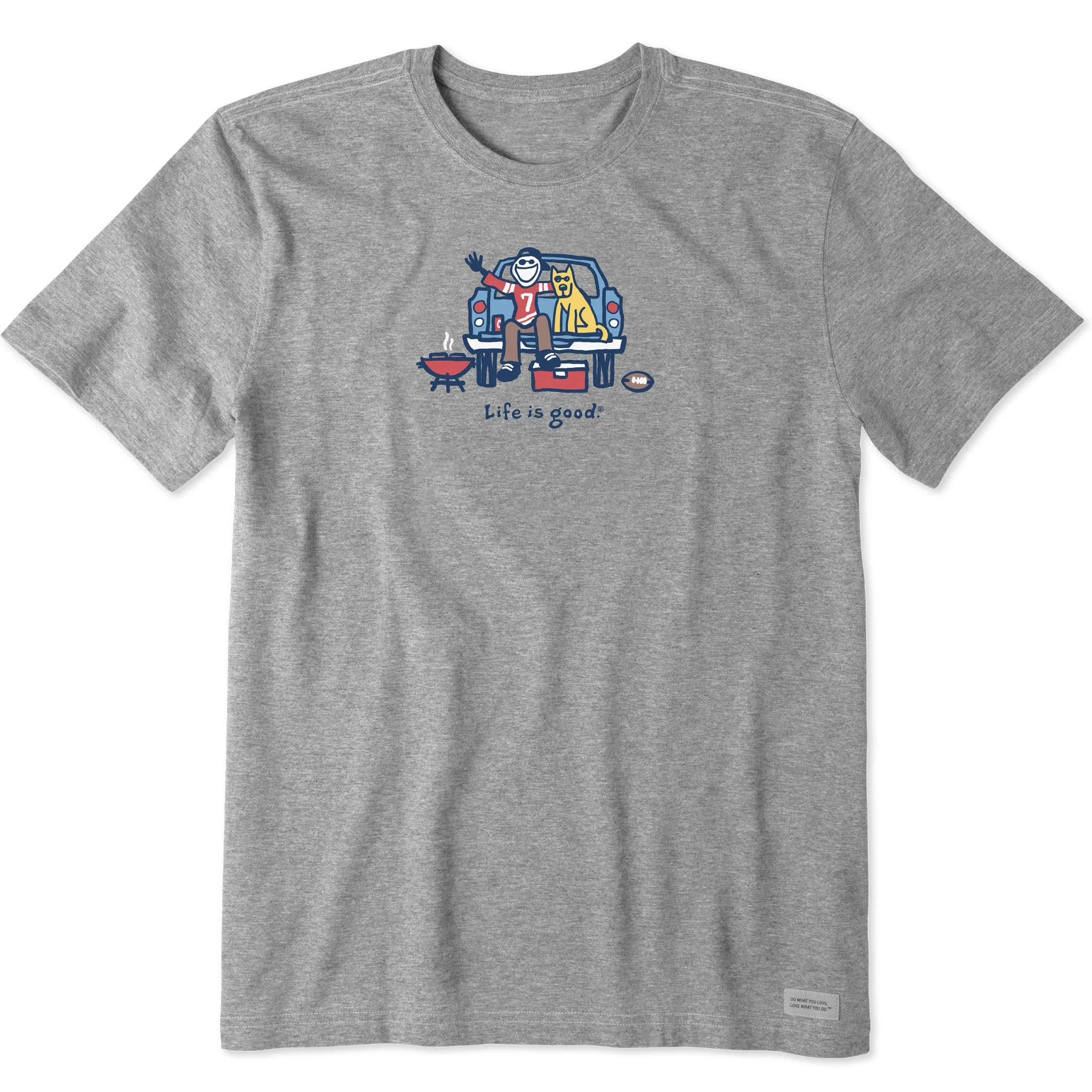 Men's Jake and Rocket Tailgate Short Sleeve Tee Life is Good