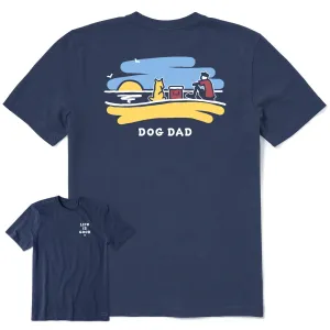 Men's Jake Beach Dog Dad Short Sleeve Tee Life is Good