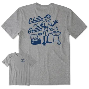 Men's Jake Chillin and Grillin Short Sleeve Tee Life is Good