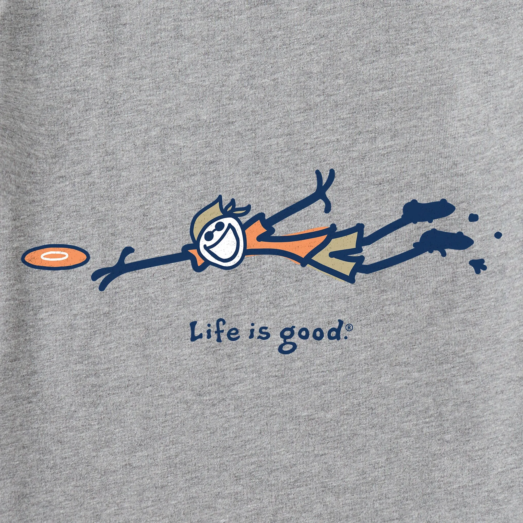 Men's Jake Disc Golf Short Sleeve Crusher Tee Life is Good