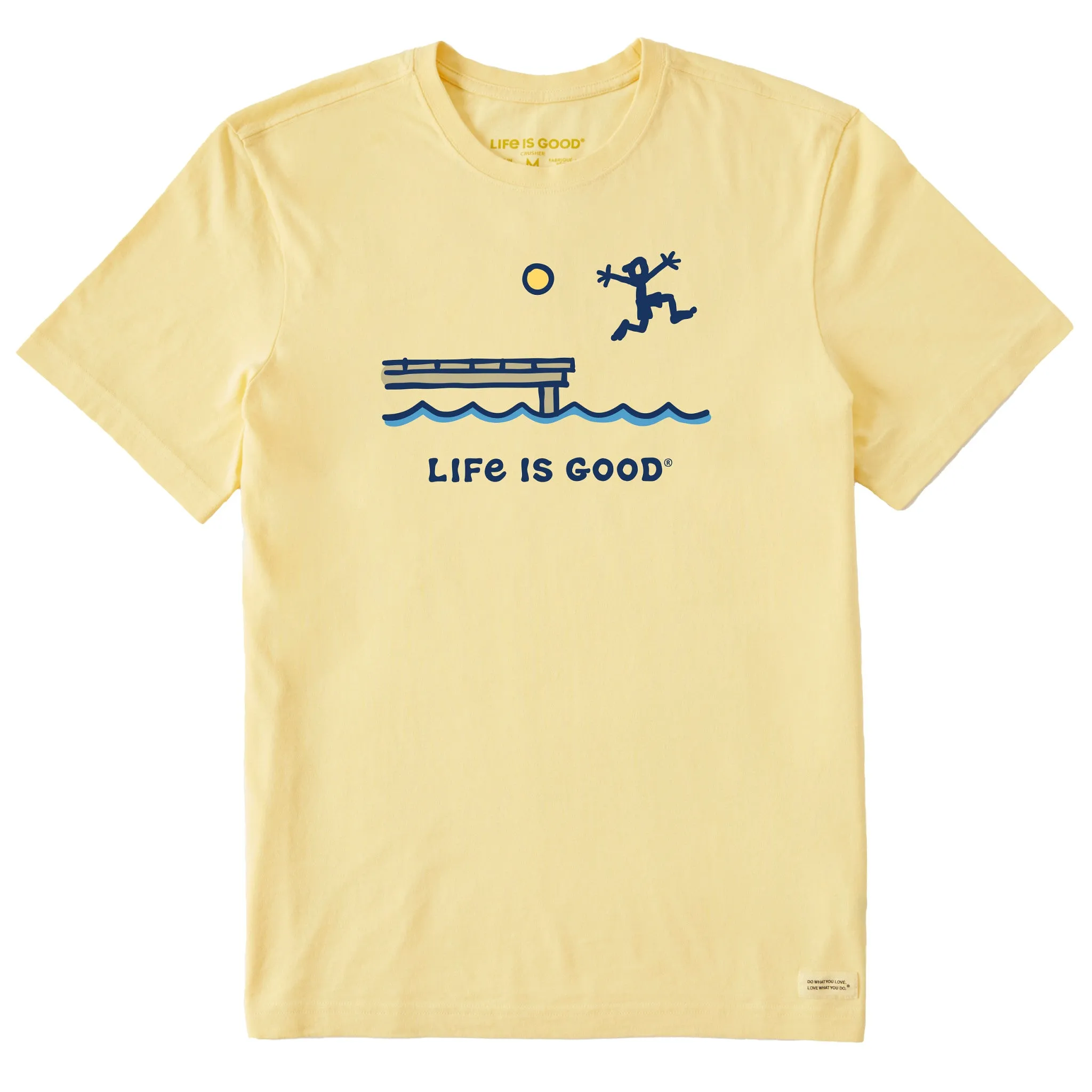 Men's Jake Dock Jump Short Sleeve Crusher-LITE Tee Life is Good