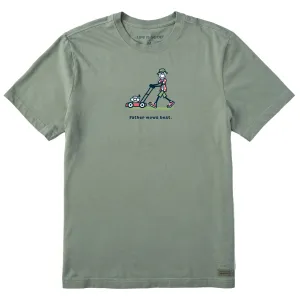 Men's Jake Father Mows Best Push Mower Short Sleeve Tee Life is Good