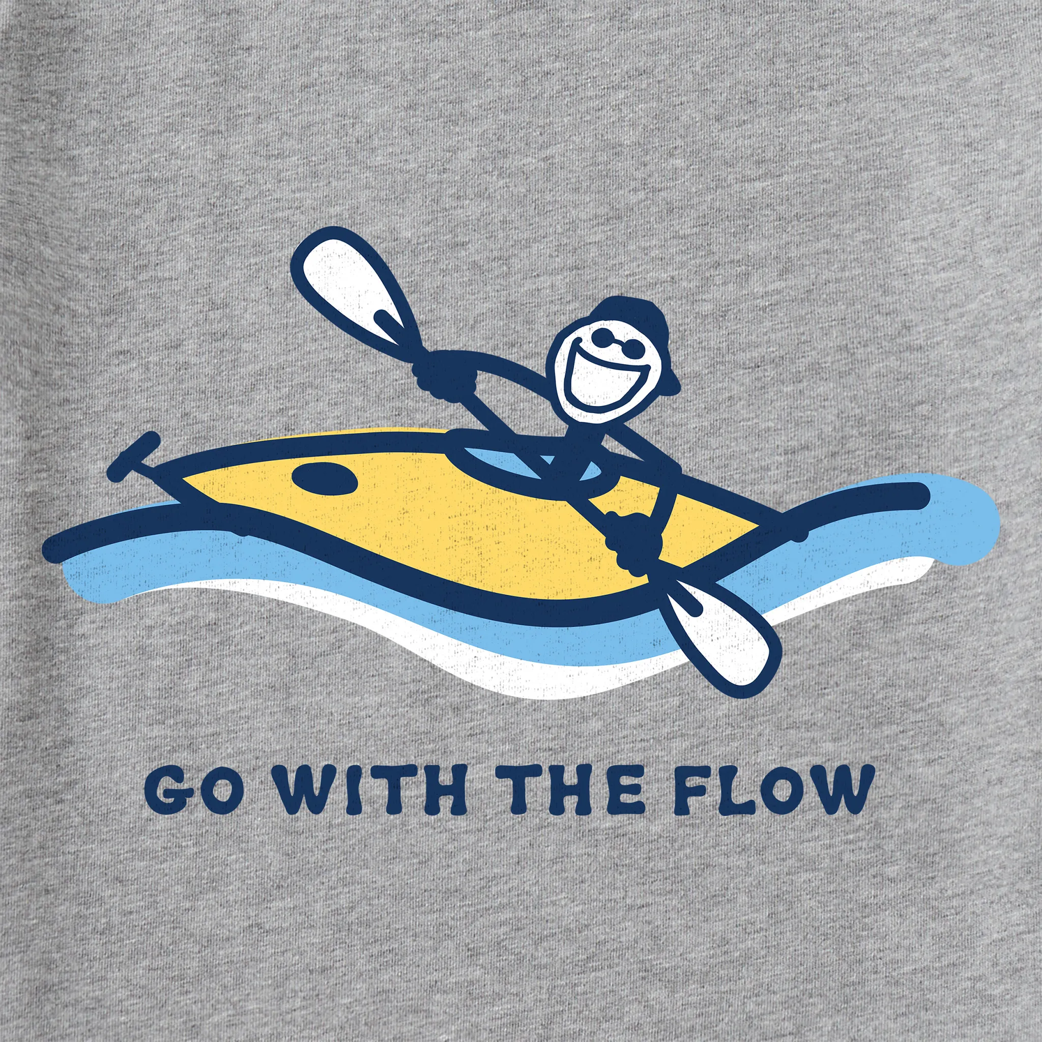 Men's Jake Go With Flow Kayak Short Sleeve Crusher Tee Life is Good