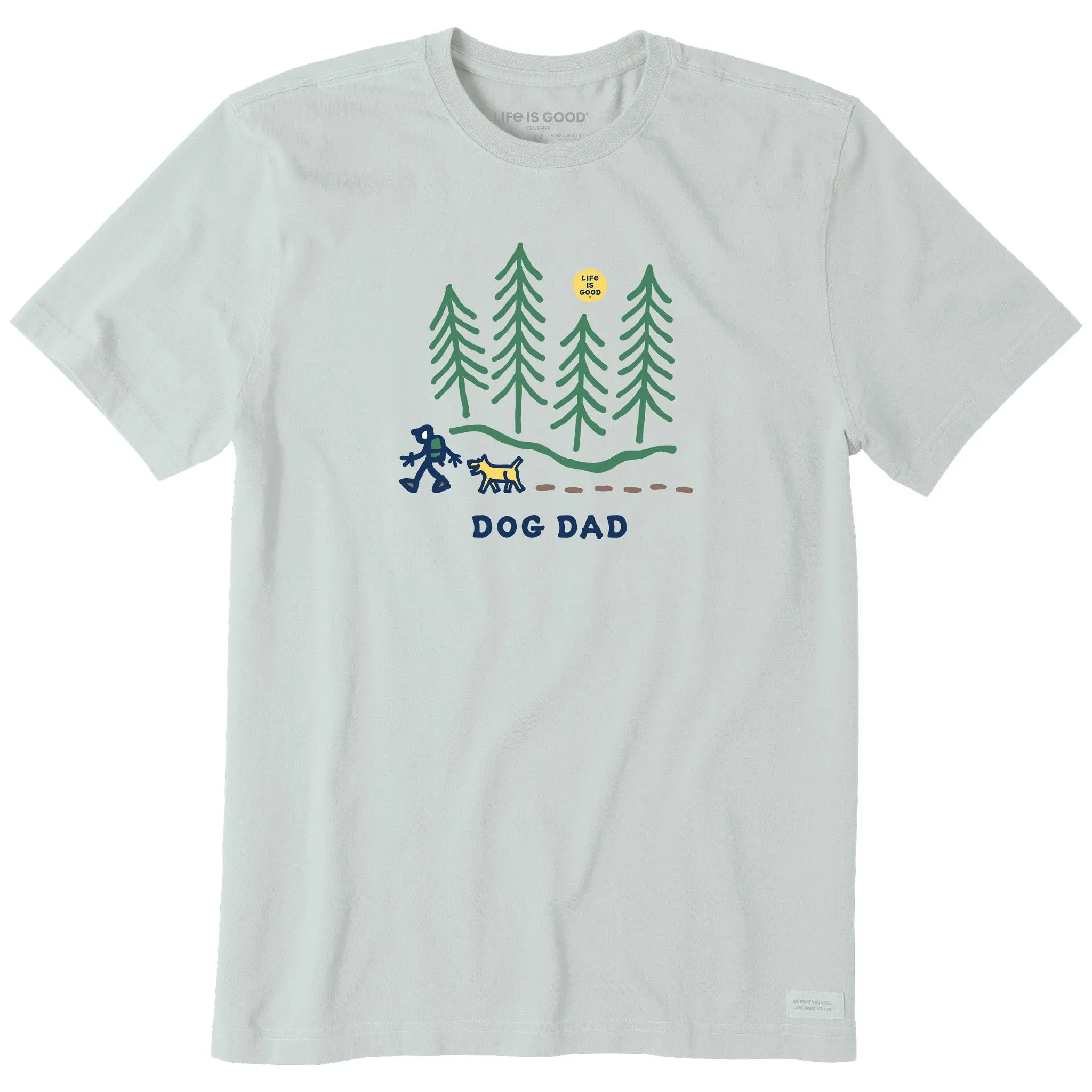 Men's Jake Hike Dog Dad Short Sleeve Crusher Tee Life is Good