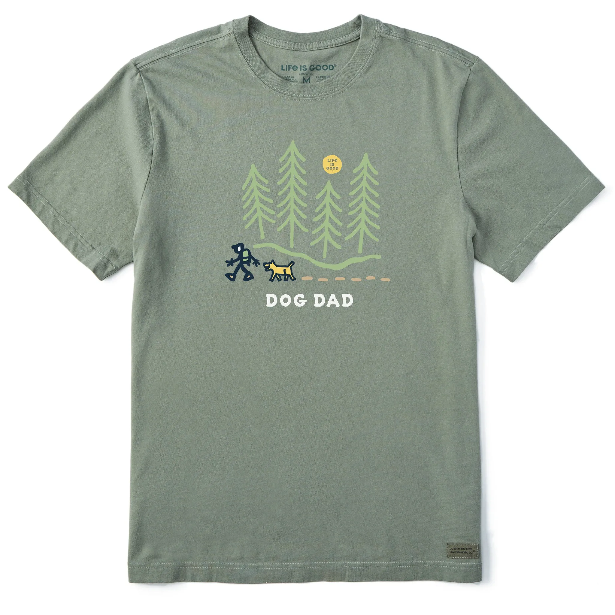 Men's Jake Hike Dog Dad Short Sleeve Crusher Tee Life is Good
