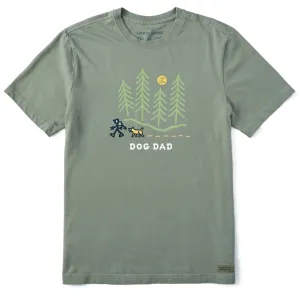 Men's Jake Hike Dog Dad Short Sleeve Crusher Tee Life is Good
