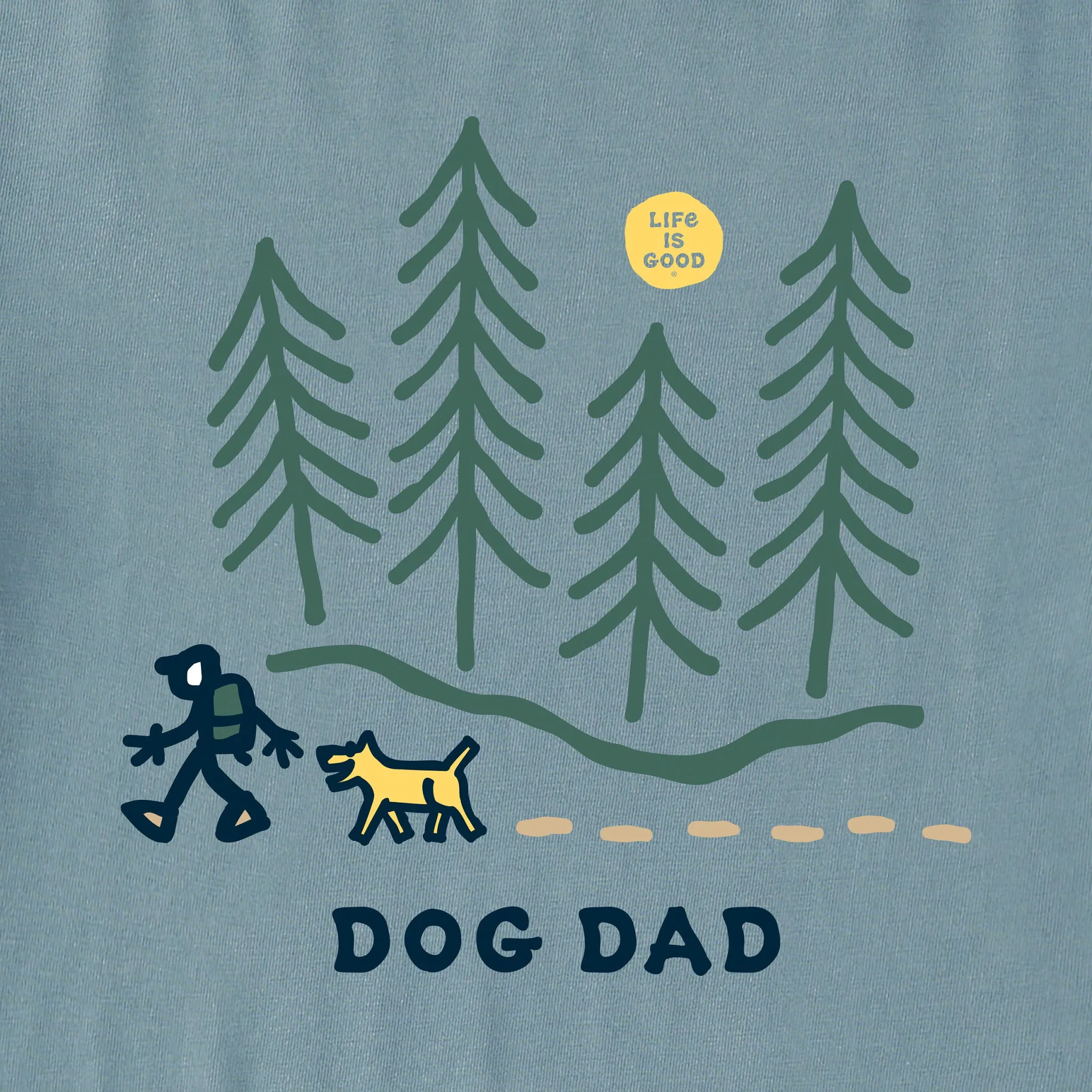 Men's Jake Hike Dog Dad Short Sleeve Tee Life is Good