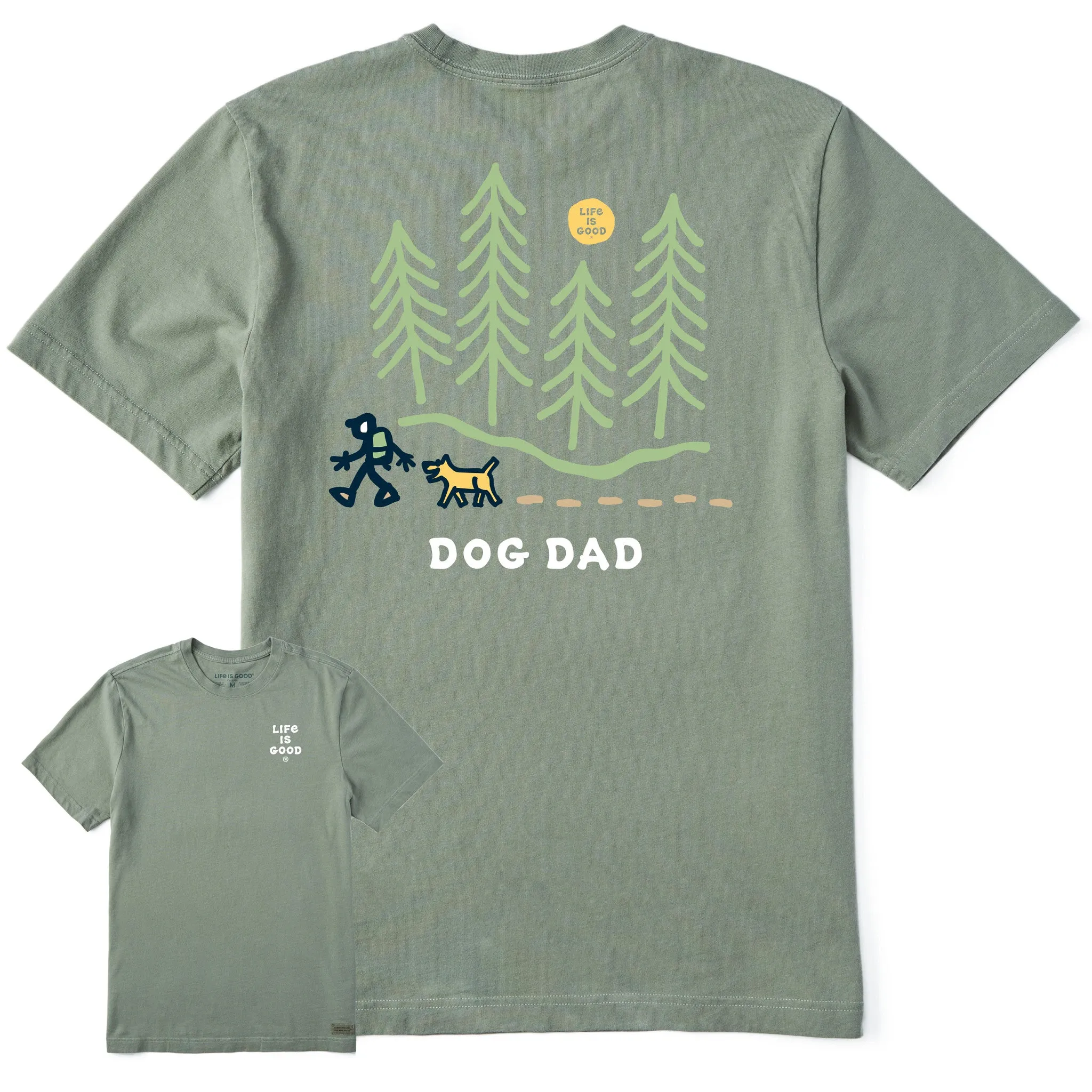 Men's Jake Hike Dog Dad Short Sleeve Tee Life is Good