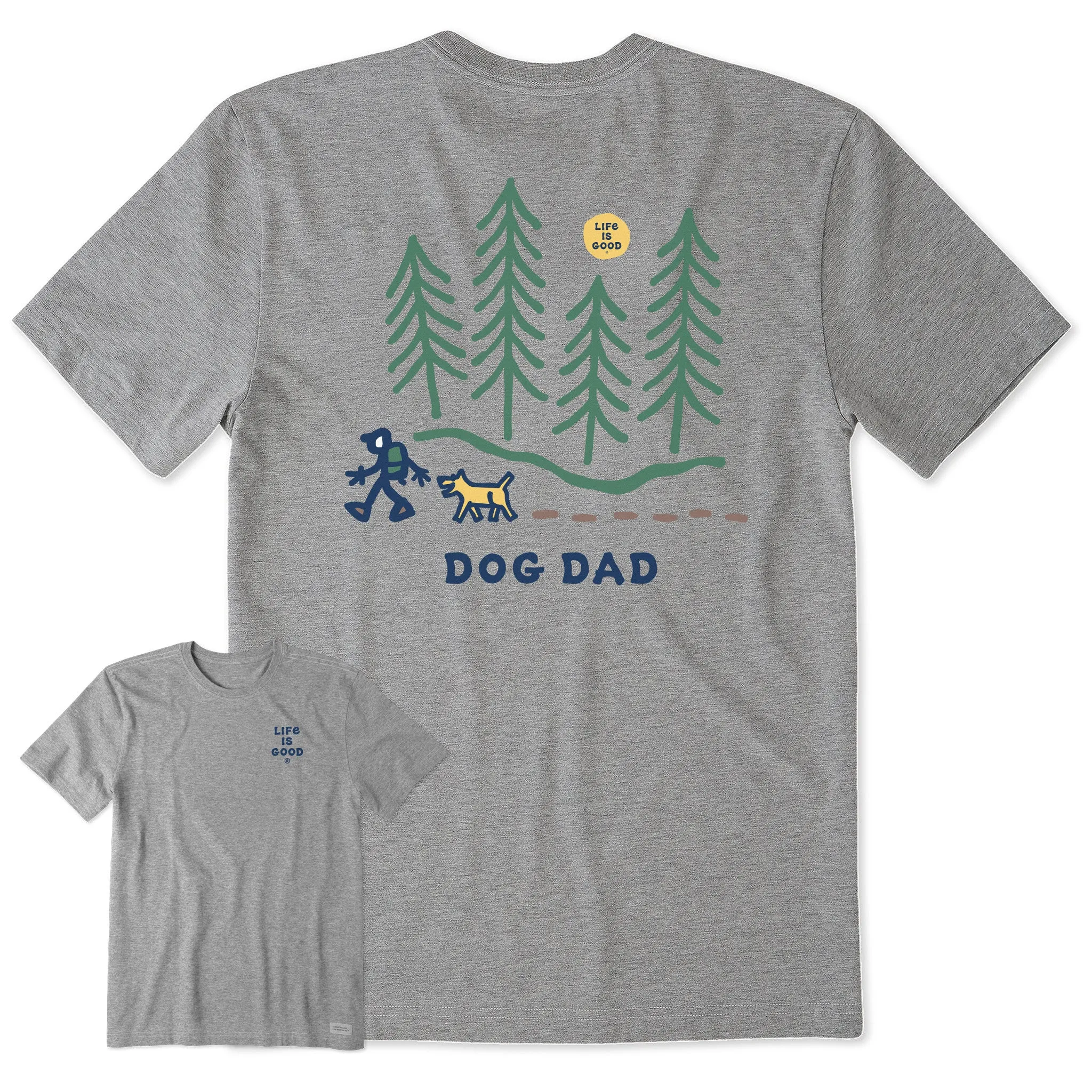 Men's Jake Hike Dog Dad Short Sleeve Tee Life is Good