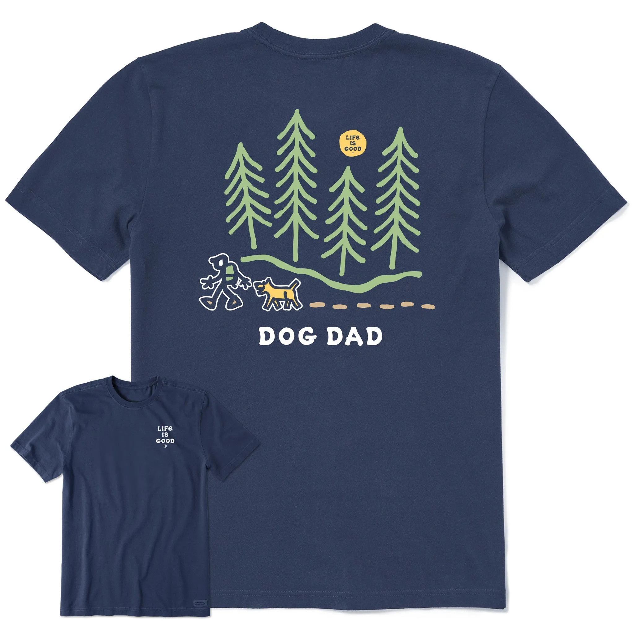 Men's Jake Hike Dog Dad Short Sleeve Tee Life is Good