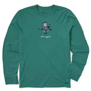 Men's Jake Hockey Skate Long Sleeve Crusher Tee Life is Good