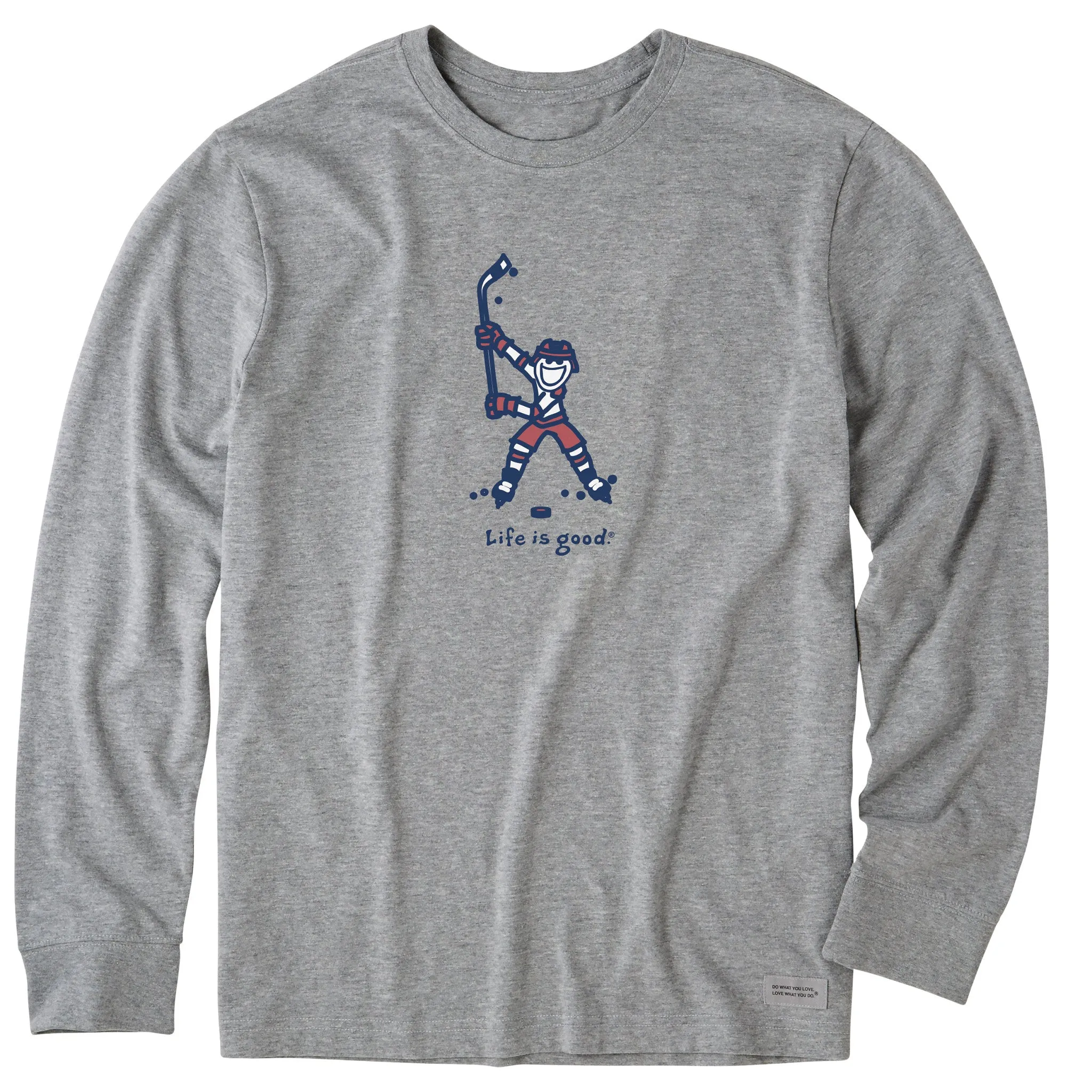 Men's Jake Hockey Swing Long Sleeve Crusher Tee Life is Good