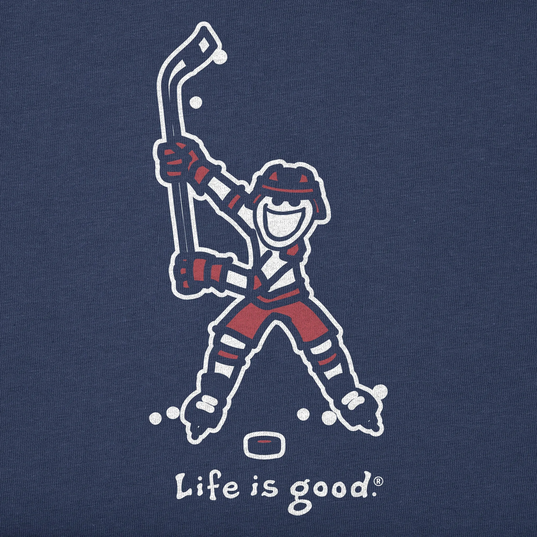 Men's Jake Hockey Swing Long Sleeve Crusher Tee Life is Good