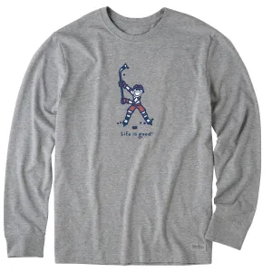Men's Jake Hockey Swing Long Sleeve Crusher Tee Life is Good