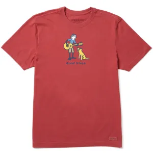 Men's Jake Jammin' Short Sleeve Crusher Tee Life is Good