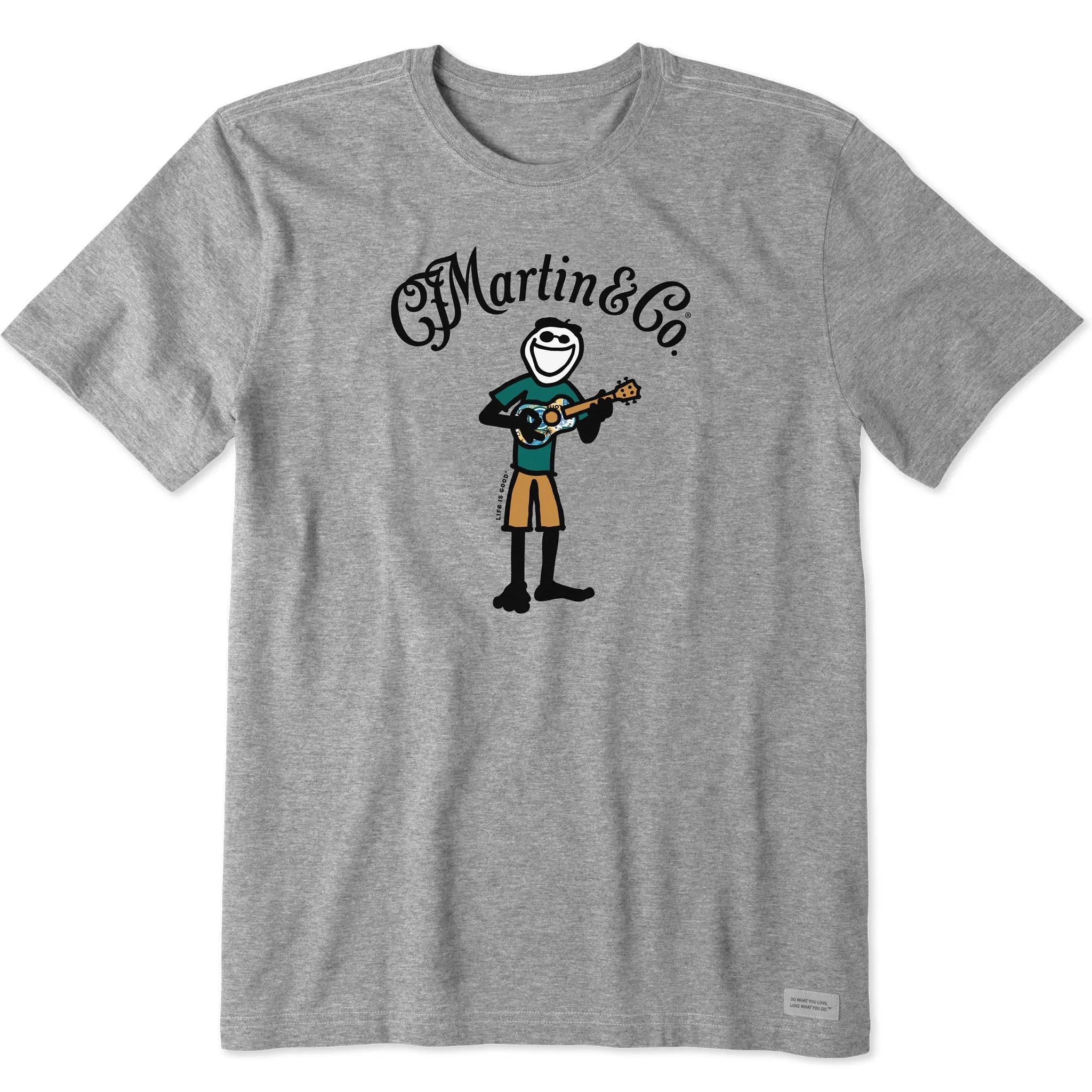 Men's Jake Martin Guitar Short Sleeve Crusher Tee Life is Good