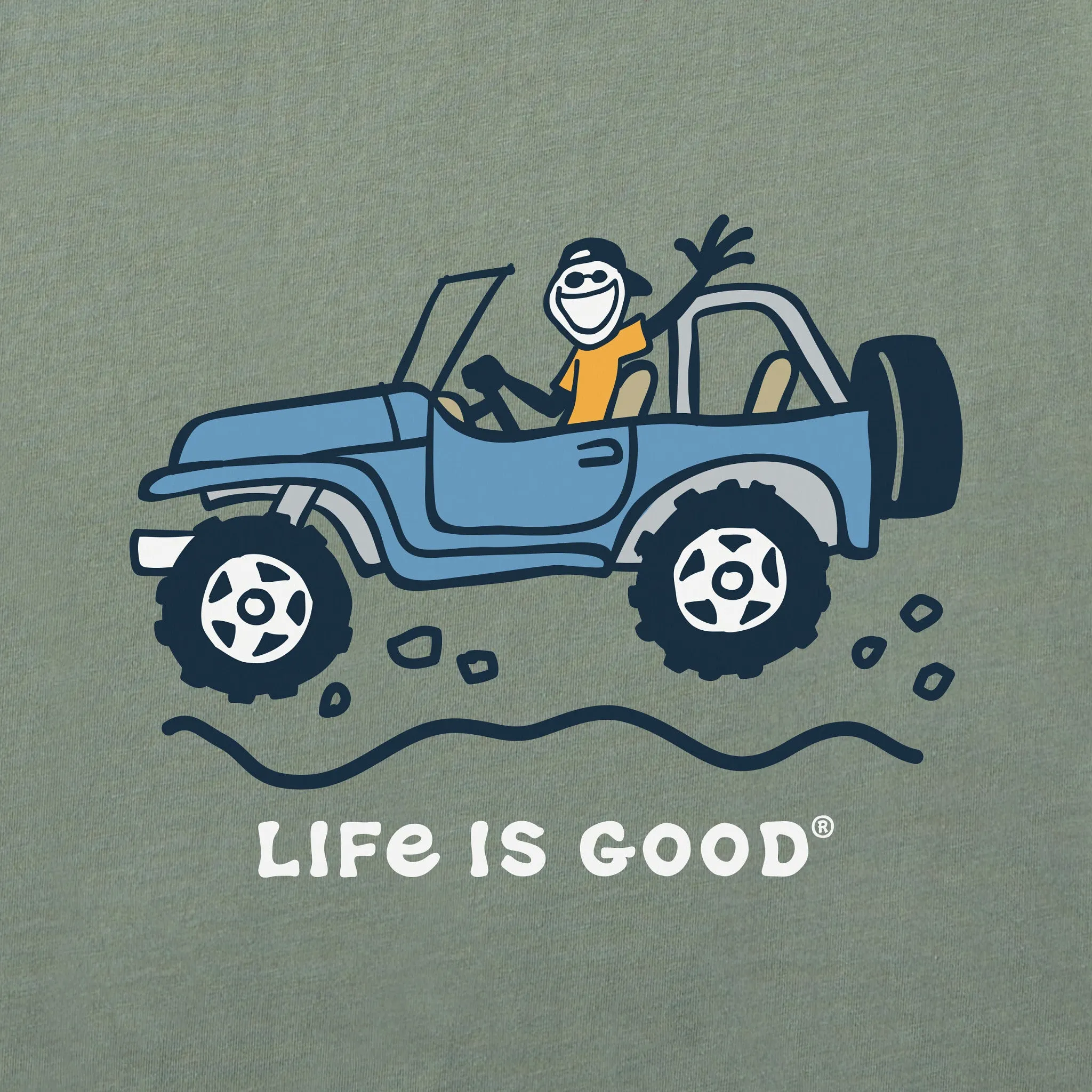 Men's Jake Offroad ATV Short Sleeve Tee Life is Good