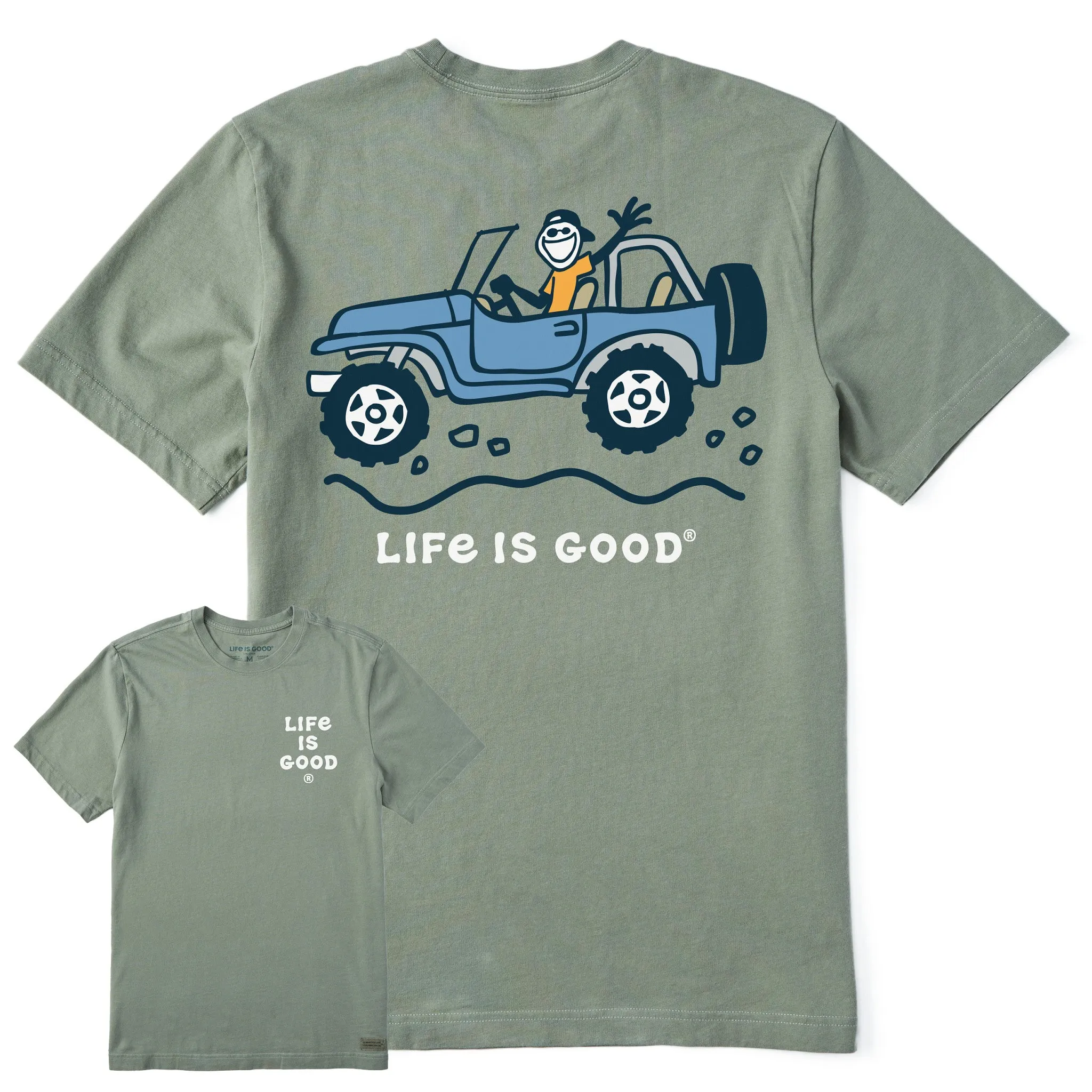 Men's Jake Offroad ATV Short Sleeve Tee Life is Good