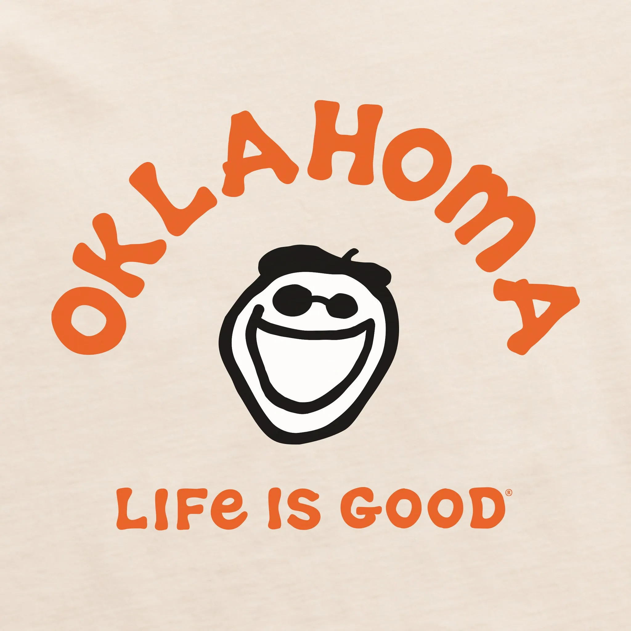Men's Jake Oklahoma Short Sleeve Crusher Tee Life is Good
