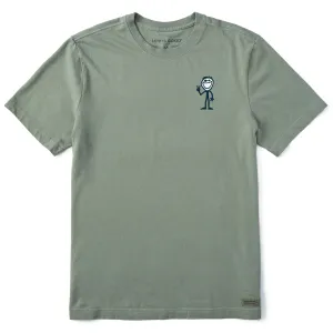 Men's Jake Peace Sign Short Sleeve Crusher Tee Life is Good