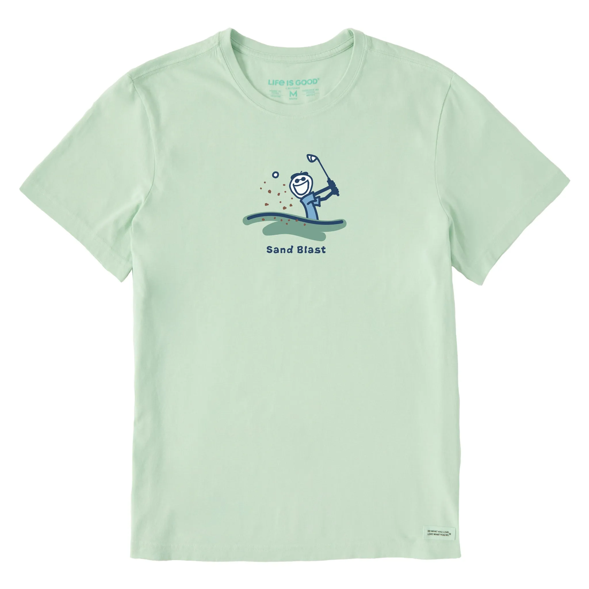 Men's Jake Sand Blast Golf Short Sleeve Crusher-LITE Tee Life is Good