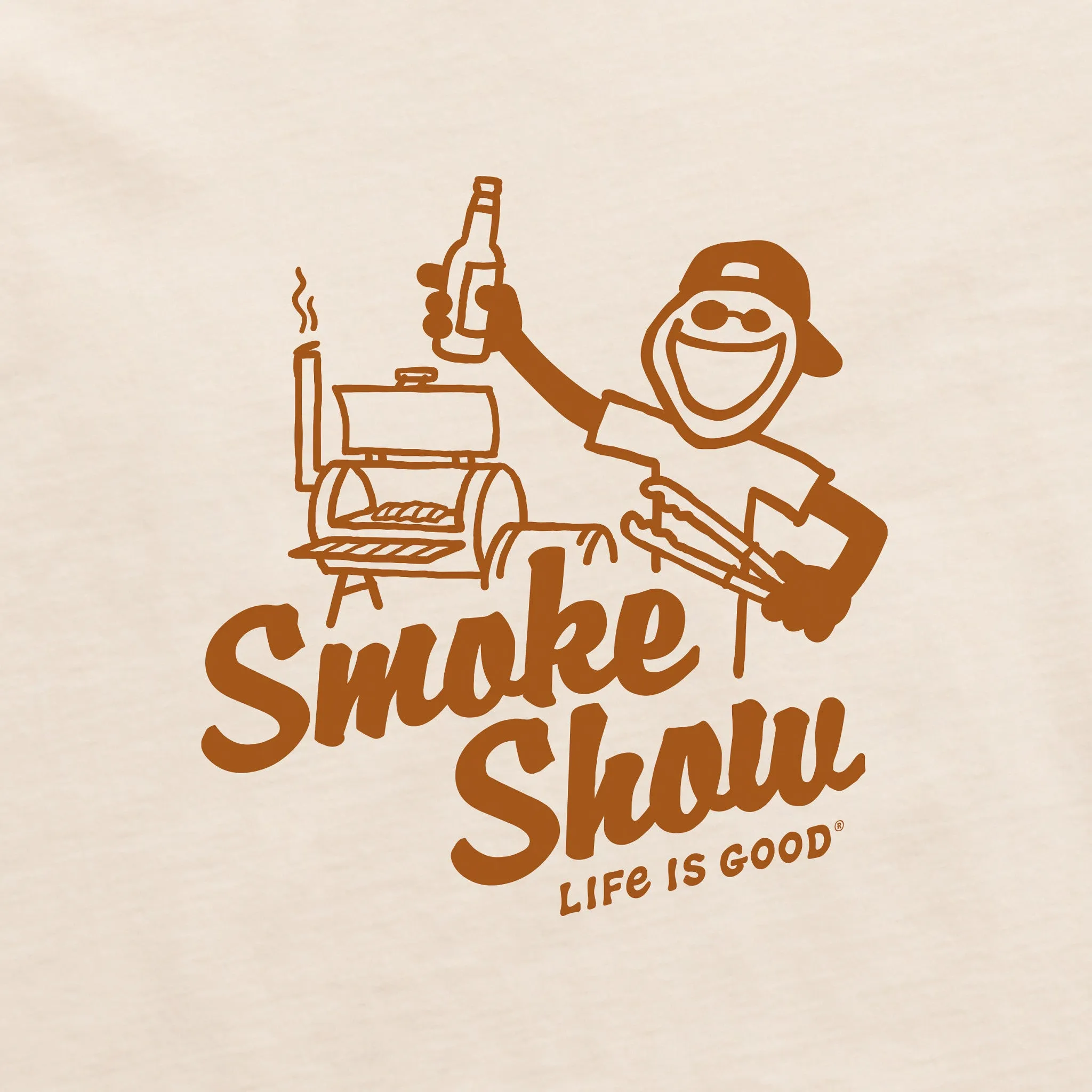 Men's Jake Smoke Show Short Sleeve Crusher Tee Life is Good