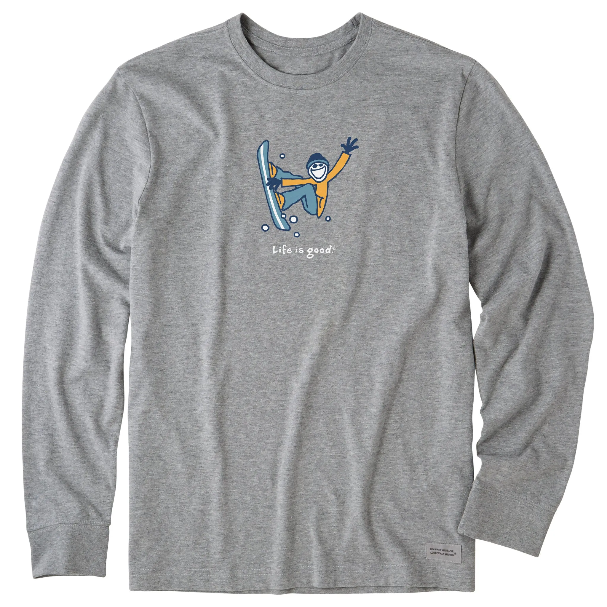 Men's Jake Snowboarding Long Sleeve Crusher Tee Life is Good