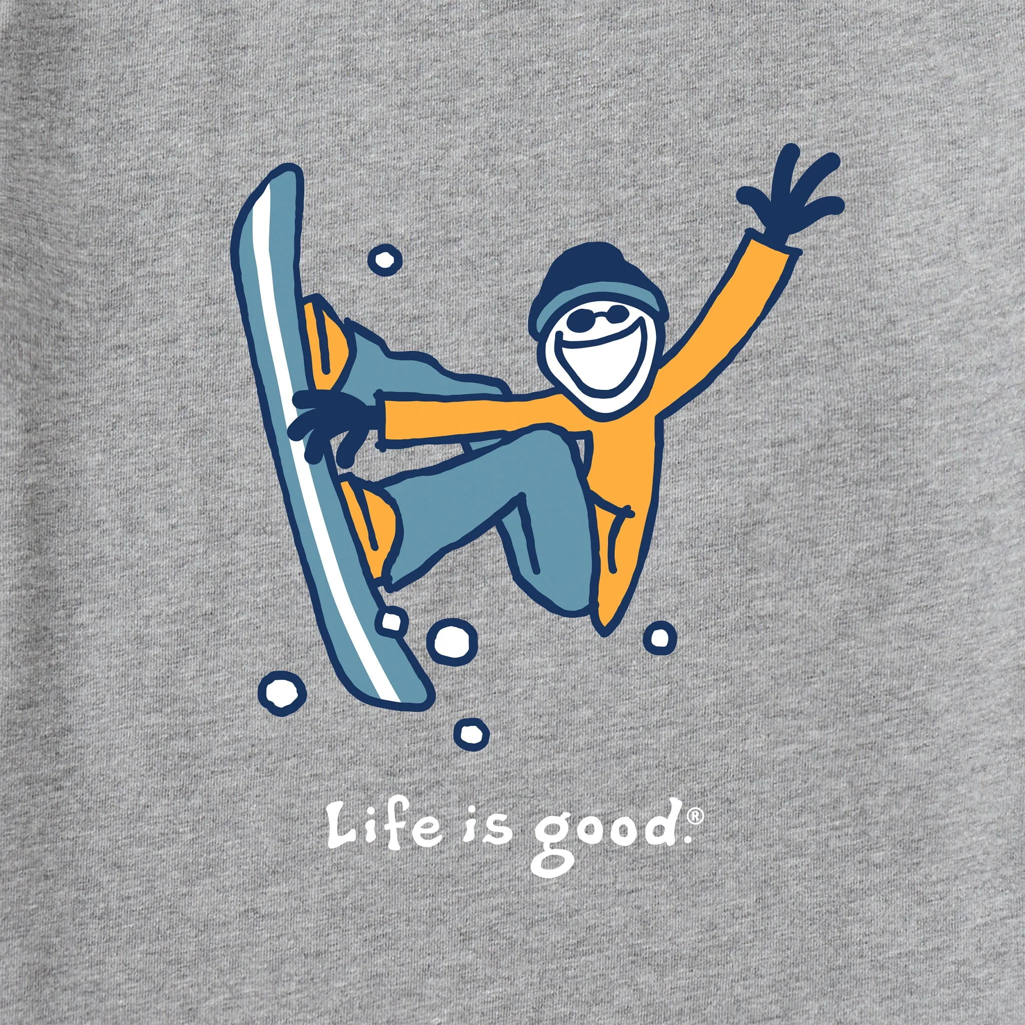 Men's Jake Snowboarding Long Sleeve Crusher Tee Life is Good