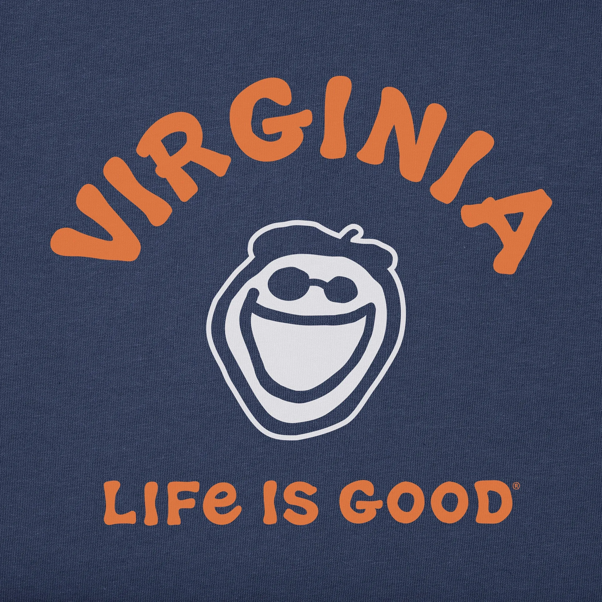 Men's Jake Virginia Short Sleeve Crusher Tee Life is Good