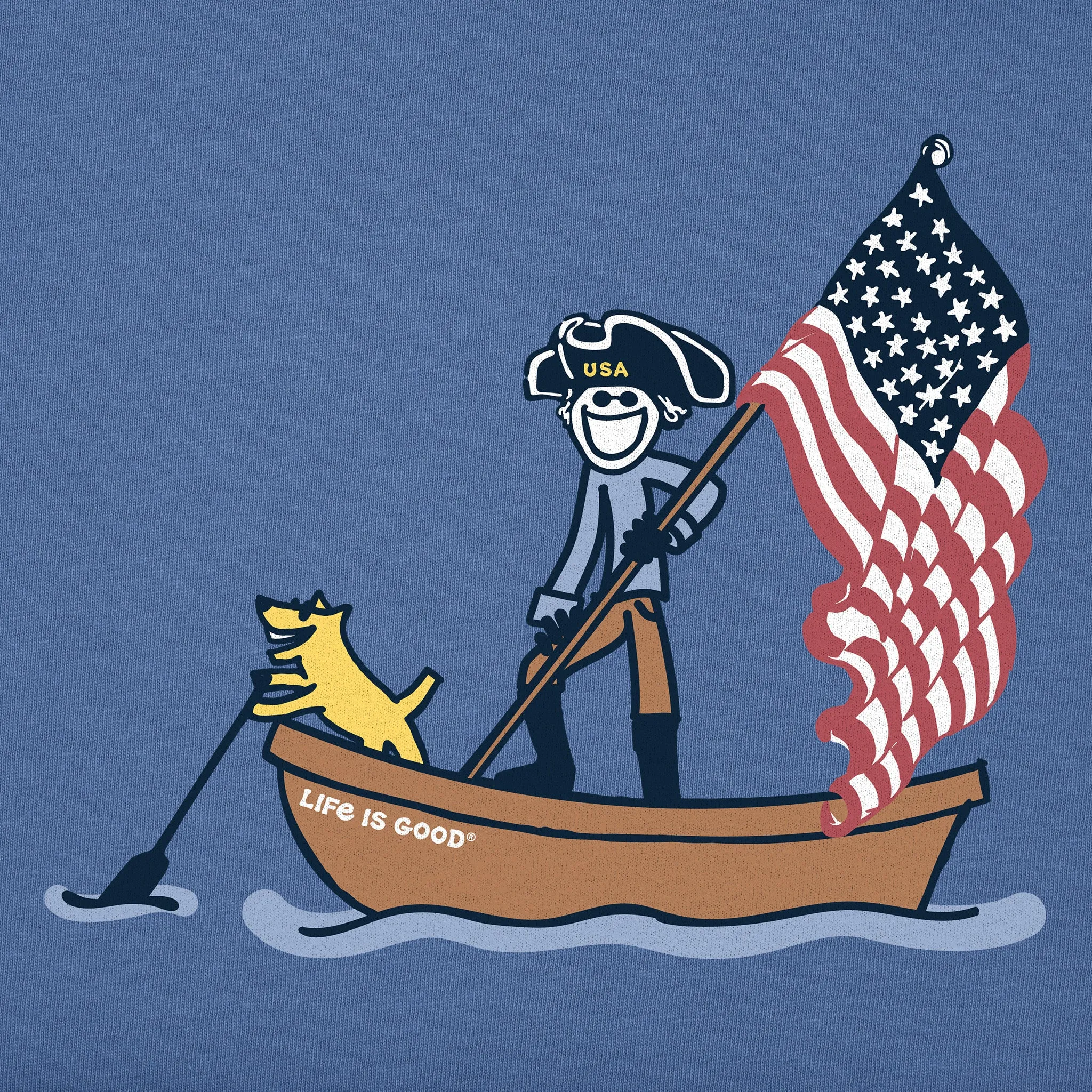 Men's Jake Washington and Rocket Short Sleeve Tee Life is Good