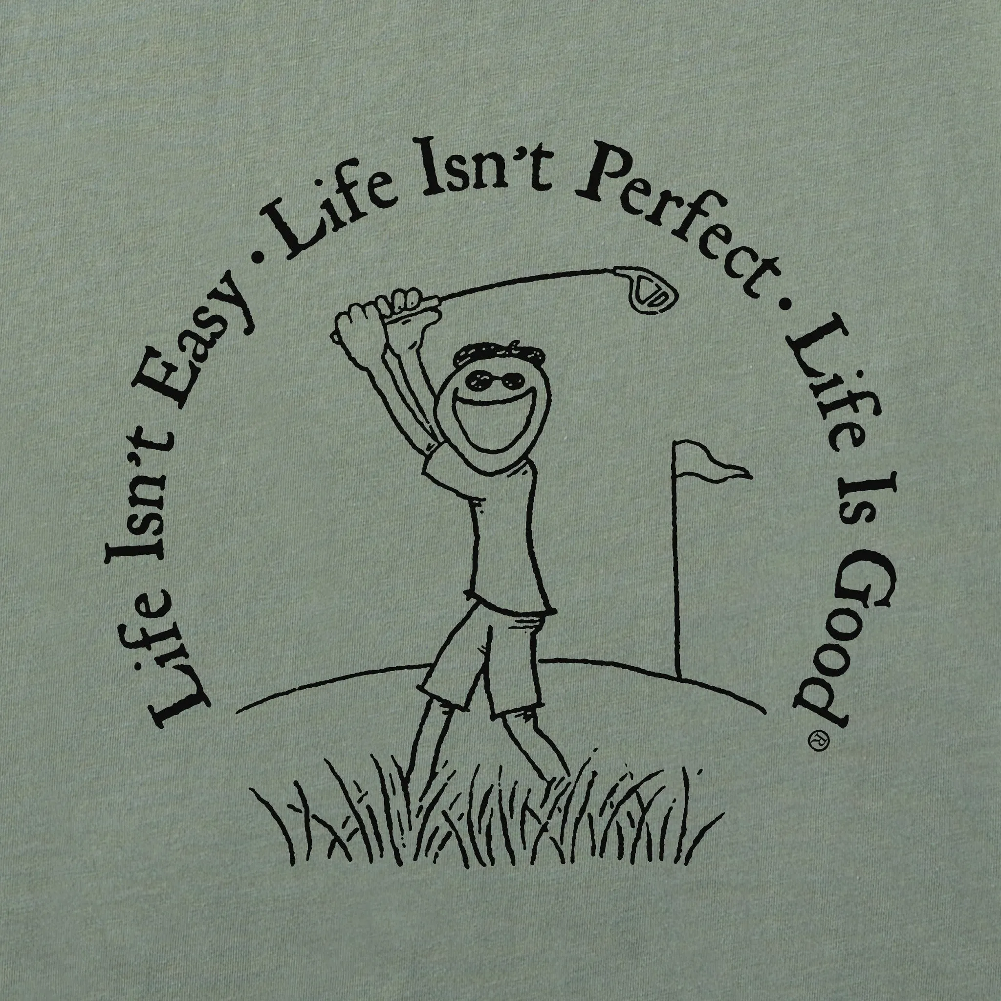 Men's Jake Weedwacker Short Sleeve Tee Life is Good