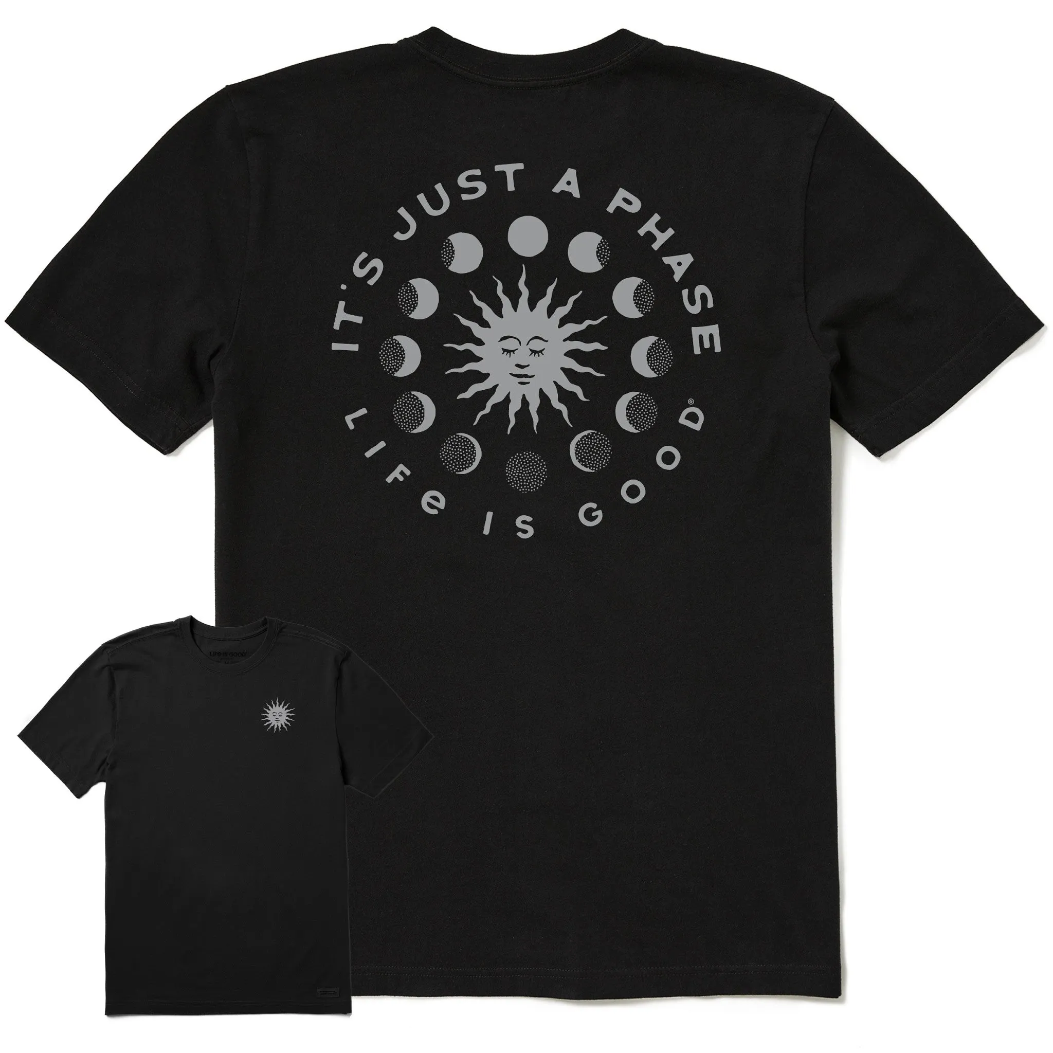 Men's Just a Phase Short Sleeve Tee Life is Good
