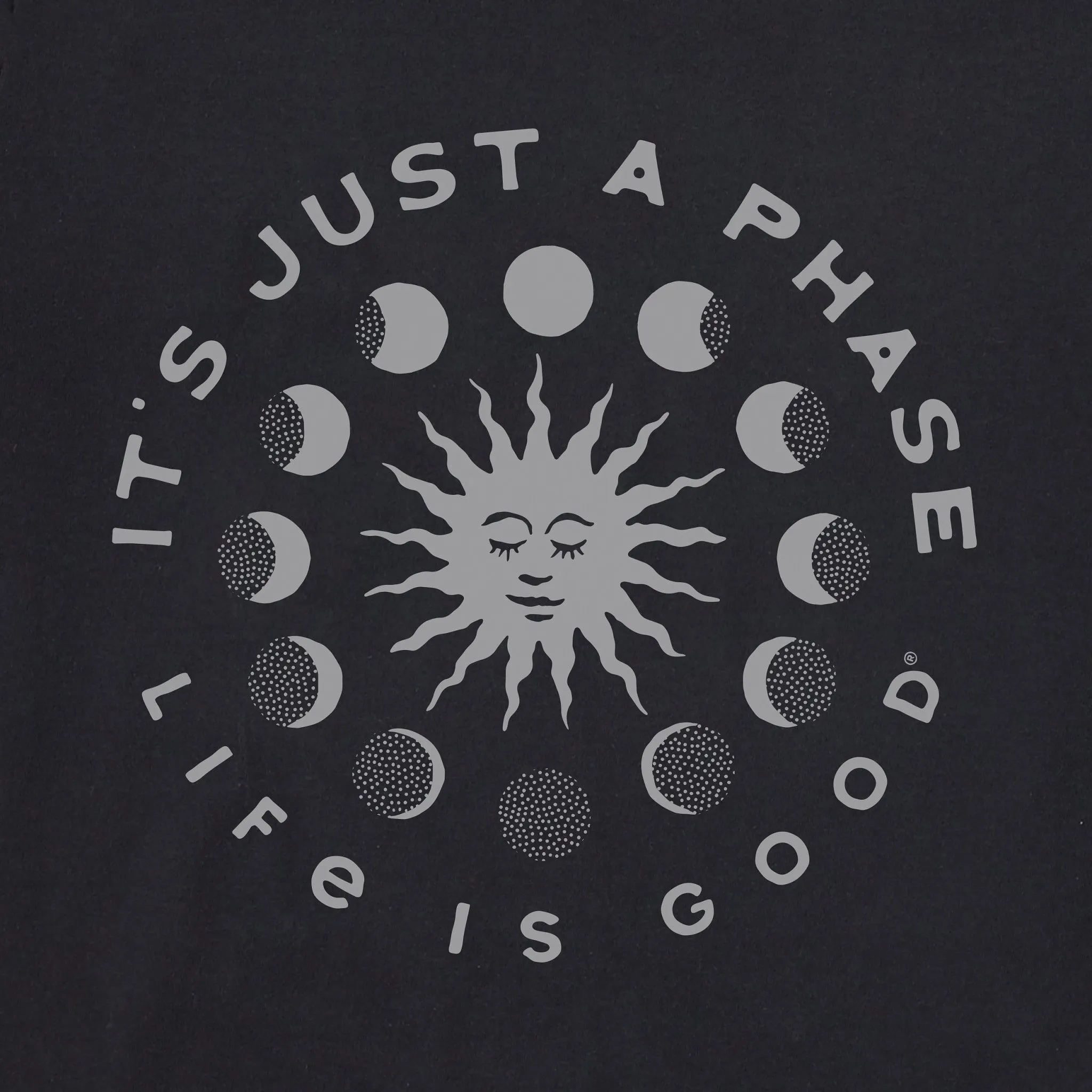 Men's Just a Phase Short Sleeve Tee Life is Good