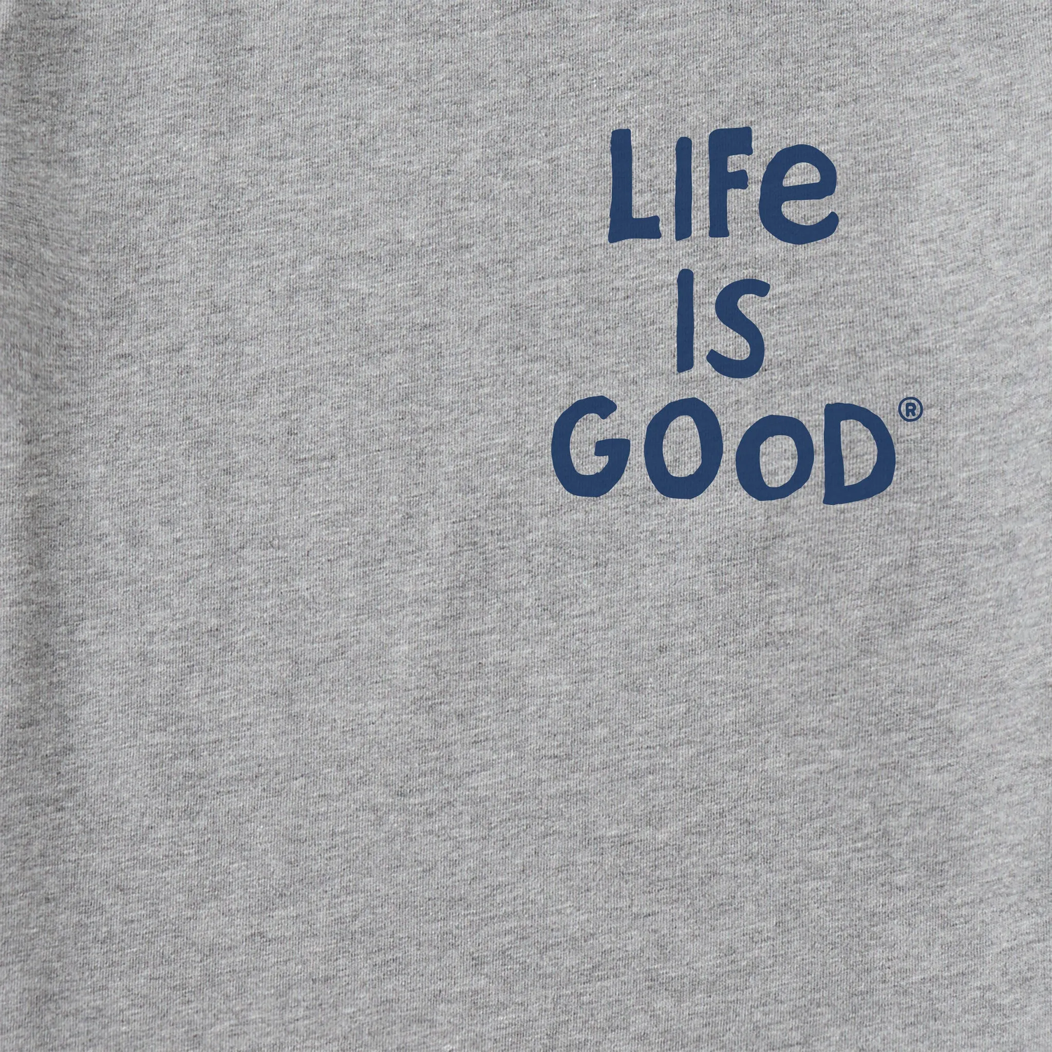 Men's Just Add Water Kayak Hand Drawn Short Sleeve Crusher Tee Life is Good