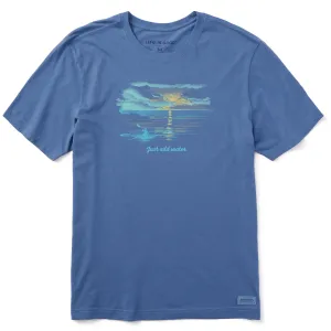 Men's Just Add Water Kayak Sunset Short Sleeve Tee Life is Good