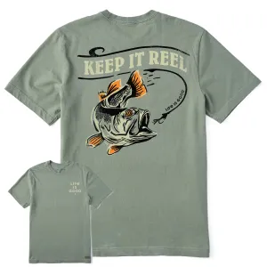 Men's Keep It Reel Bass Short Sleeve Tee Life is Good